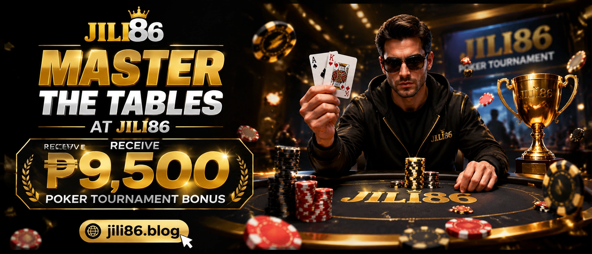 JILI86 poker feature visual