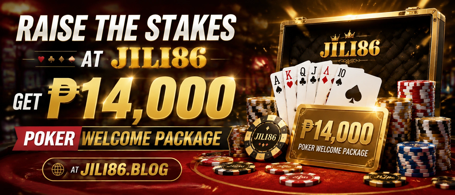 JILI86 poker table visual